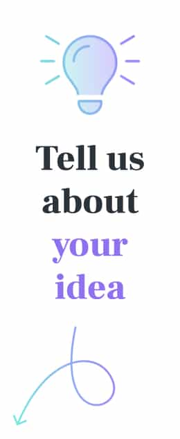 Tell us about your idea—custom software development to transform your vision into reality, helping businesses grow with tailored solutions, automation and scalable technology.